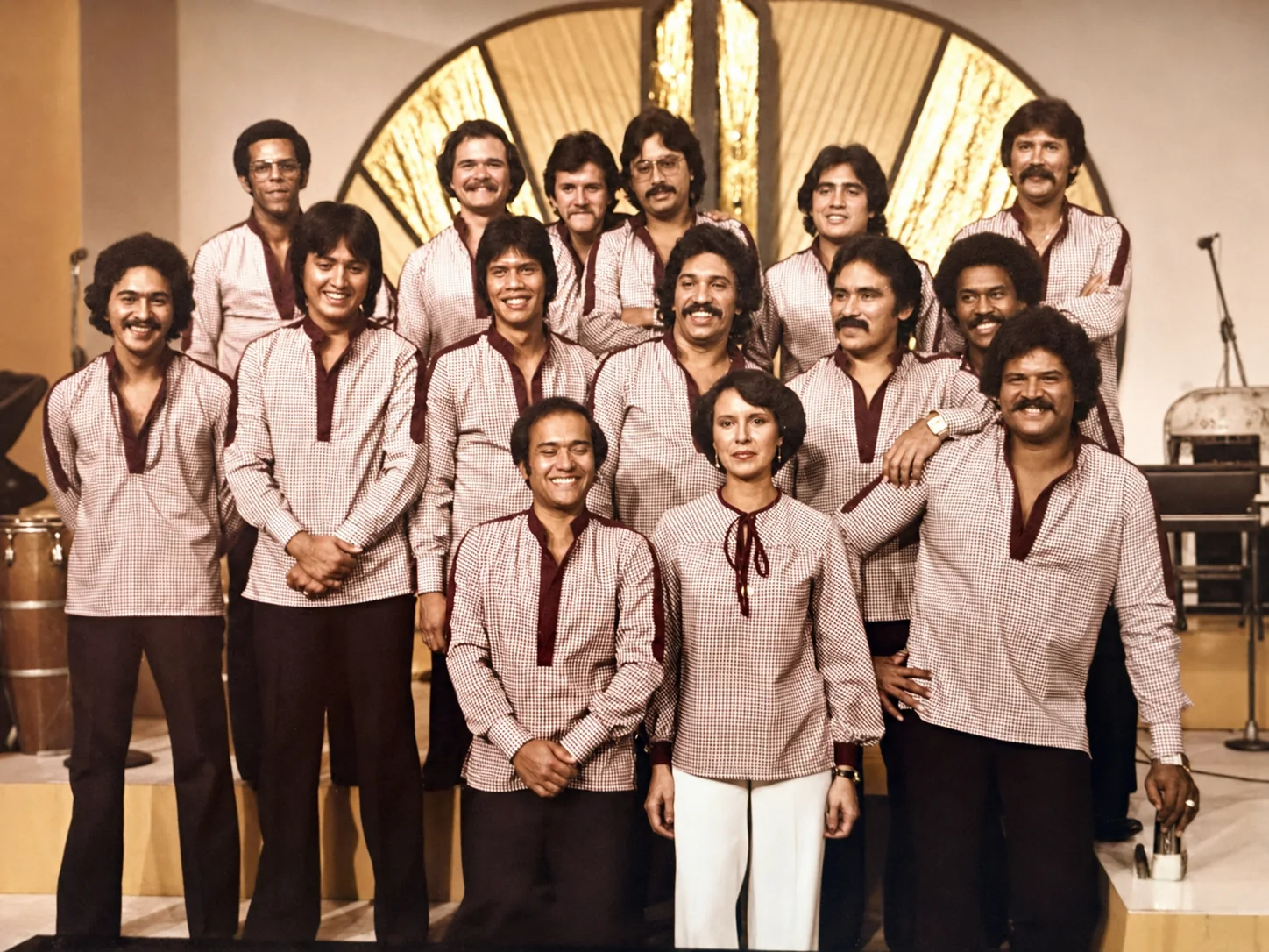 Fotografía histórica de una formación de Maracaibo 15 correspondiente al año 1976.